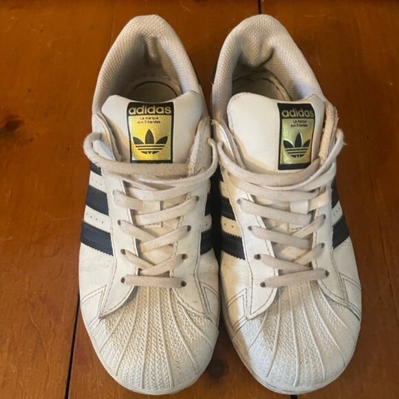 Adidas Originals White Sneakers Running Shoes - Picture 4 of 9